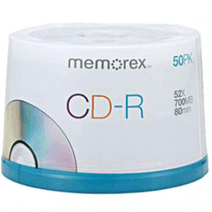 Memorex 04563 700MB/80min 52x CD-R Media
