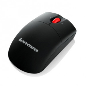 Black Lenovo USB Wireless Laser Mouse, 1600 dpi, Ergonomic, Tilt Wheel