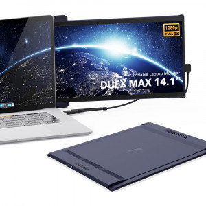 Mobile Pixels Duex Max Portable Monitor, 14.1" FHD 1080P IPS Ultra Slim Laptop Screen Extender