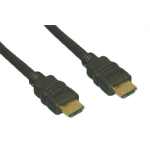 6ft High Speed HDMI Cable w/ Ethernet, 28 AWG, Male/Male, Black