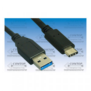 Comtop 10UC-32AC1-1 USB 3.1 G2 A Male to C Male 10G 3A
