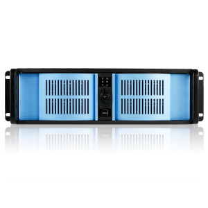 iStarUSA D-300-FS-BLUE 3U Compact Stylish Rackmount Chassis