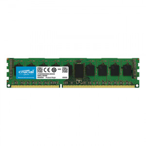 Crucial CT8G3ERSDS4186D 8GB 240-Pin RDIMM DDR3 1866MT/S (PC3-14900) Desktop Memory