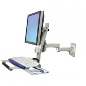 Gray Ergotron 200 Series Combo Arm