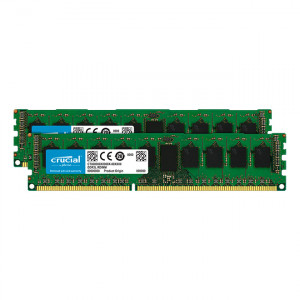 Crucial CT2KIT102472BA186D 16GB Kit (2 x 8GB) 240-Pin EUDIMM DDR3   1866 (PC3-14900) Desktop Memory