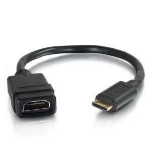 C2G Mini HDMI Male to HDMI Female Adapter Converter Dongle