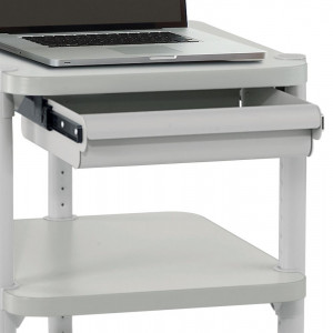 Ergotron Anthro Drawer Small 3" - Gray - 413CG