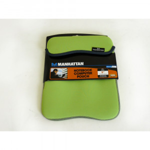 Green / Gray Manhattan iPad / Netbook Computer Pouch