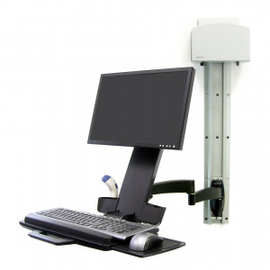 Ergotron 200 Series Combo Arm - Black