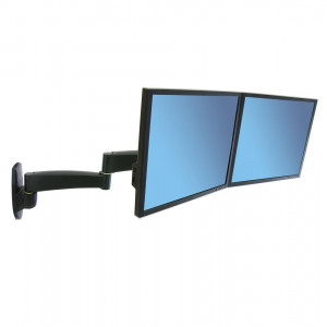 Ergotron 200 Dual Monitor Arm - Black