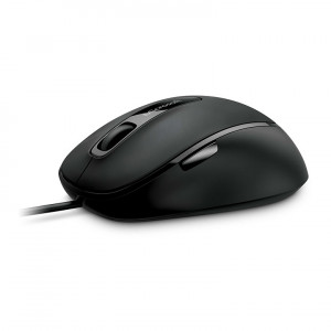 Black Microsoft Comfort Mouse 4500 4FD-00025 - BlueTrack USB Mouse