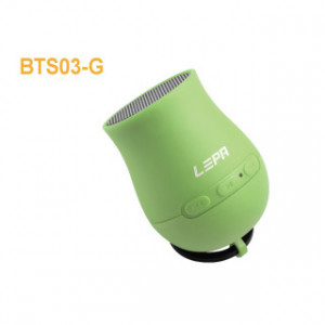 LEPA BTS03-G Q-Boom Bluetooth Speaker with Selfie Shutter, Country Green