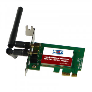 HiRO H50320 Dual Band AC1200 Wireless WiFi Low Profile PCIe Adapter