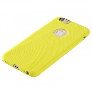 Rock Melody Series 69255 TPU Shockproof Protection Back Case Cover for iPhone 6 (4.7in), Yellow Green