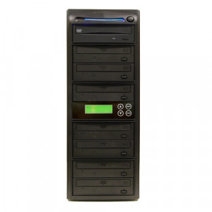 Directron 7-Target 1 to 7 CD/DVD Duplicator System 7DVDS22X,  LG 22X DL Burners.