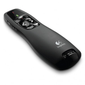 Logitech Wireless Presenter R400 Remote Control, P/N: 910-001354