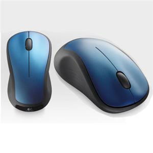 Blue Logitech Wireless Mouse M310