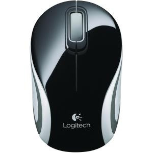 Black Logitech 2.4GHz Wireless Optical Mini Mouse M187