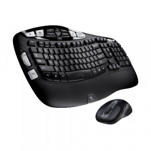 Logitech Wireless Wave Combo MK550: Wireless Keyboard K350 and Laser Mice M510