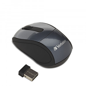 Verbatim Wireless Mini Travel Mouse (Graphite)