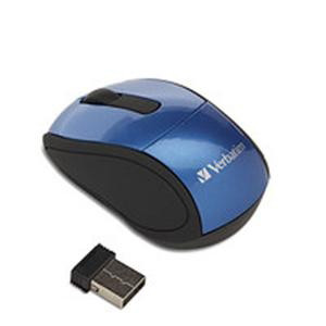 Verbatim Optical Wireless Mini Travel Mouse (Blue)