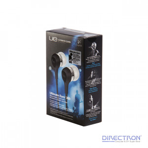Logitech 985-000294 Ultimate Ears 350 Noise-Isolating Earphones, Dark Silver