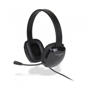 Cyber Acoustics AC-6008 Stereo Headset, w/ Single Plug.