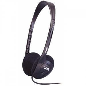 Cyber Acoustics ACM-70B 3.5mm Connector Supra-aural Lightweight PC / Audio Stereo Headphone.