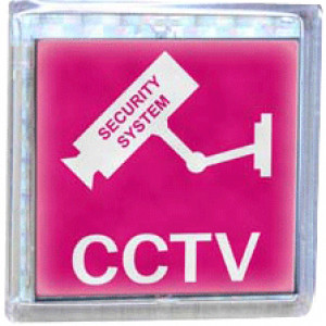 LTS ACS-800 3.15in x 3.15in Plastic Warning Sign