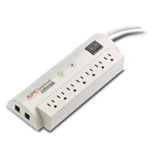 APC SurgeArrest Personal 7 Outlet w/Tel 120V  P/N: PER7T