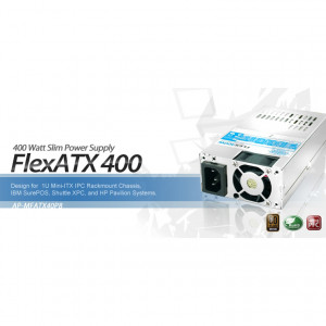 Athena Power FlexATX 400 400W Power Supply AP-MFATX40P8