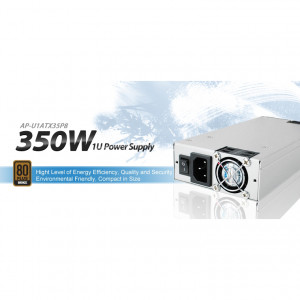 Athena Power 350W 1U IPC Server Power Supply AP-U1ATX35P8