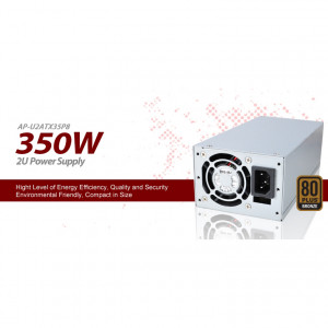 Athena Power 350W 2U IPC Server Power Supply AP-U2ATX35P8