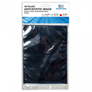 Kingwin ATS-B68 Anti-Static Bag, (6in x 8in, 10 Pak) for 3.5in HDD