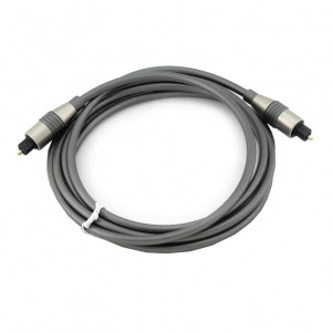 3-Meter Toslink Plug 5mm Dia. Digital Optical Audio Cable Plastic Optic Fiber