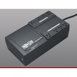 Tripp Lite AVR550U AVR Series Line-Interactive UPS System, 550VA / 300W, 8 Outlets, USB Port.