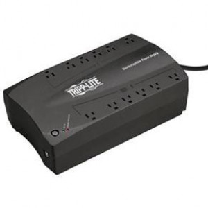 Tripp Lite AVR Series Ultra-compact Line-Interactive UPS System, 750VA/450W, 12 Outlets, USB Port, Model: AVR750U.