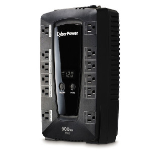 CyberPower Intelligent LCD Series AVRG900LCD 900VA 480W UPS.