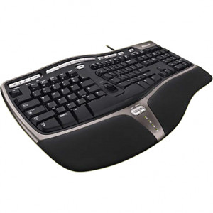 Microsoft Natural Ergonomic Keyboard 4000 - B2M-00012 USB Wired Keyboard. Retail Box
