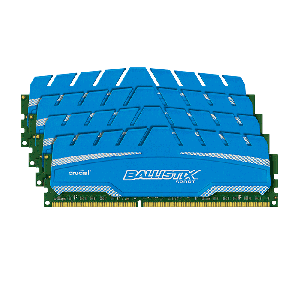 Crucial BLS4K4G3D169DS3 Ballistix Sport 16GB (4x4GB) 240-Pin DDR3 1600 (PC3 12800) Desktop Memory