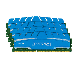 Crucial BLS4K8G3D18ADS3 32GB (4x8GB) Desktop Memory