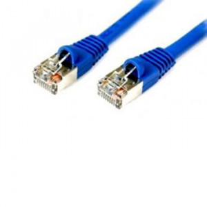 MRP 6ASMB-1BLU 1FT Cat.6a STP Patch Cable Molded Boots