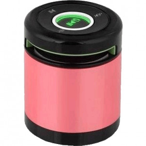 Pink iKANOO BT012 3W Portable Bluetooth Speaker, 90Hz-20kHz, Built-in Speakerphone, P/N: BT012-PINK.