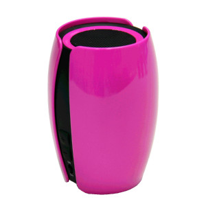 Pink Kinyo Bluetooth 3.0 Wireless Portable Speakers, Built-in Rechargeable Battery, Model: BT-C02PINK