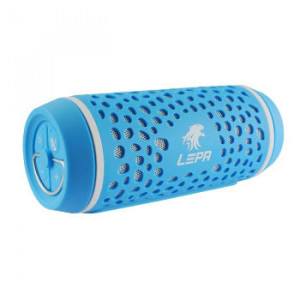 LEPA BTS02-BL Bluetooth Speaker with NFC Function, 360 Degree Sound, Built-in Microphone, Blue.