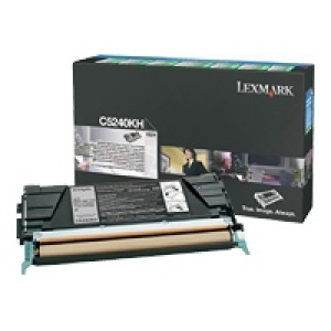 Lexmark C5240KH Black High Yield Return Program Toner Cartridge