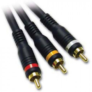 Blue Cables To Go 6ft Velocity RCA Audio/Video Combination InterConnect Cable, P/N: 13037,