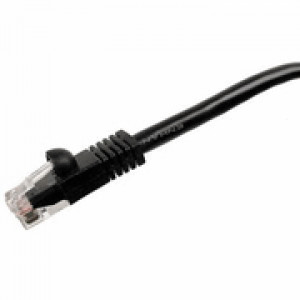 7-Foot Category 6 550MHz Network Patch Cord / Cable with Moldboot, Color: Black