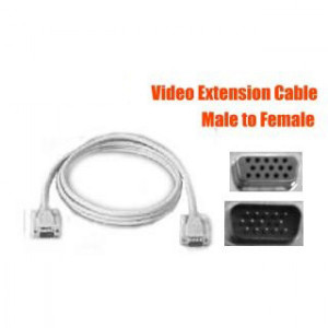 6-Foot  Video Extension Cables, 15-pin Male to Female