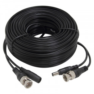 Avemia CBMX1HB 100ft Mini Coaxial Video Power Premade Cable Black